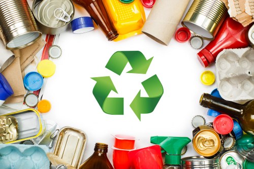 Modern waste management technologies in use by a business